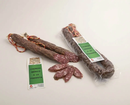 Longaniza ibérica de bellota ala pimienta