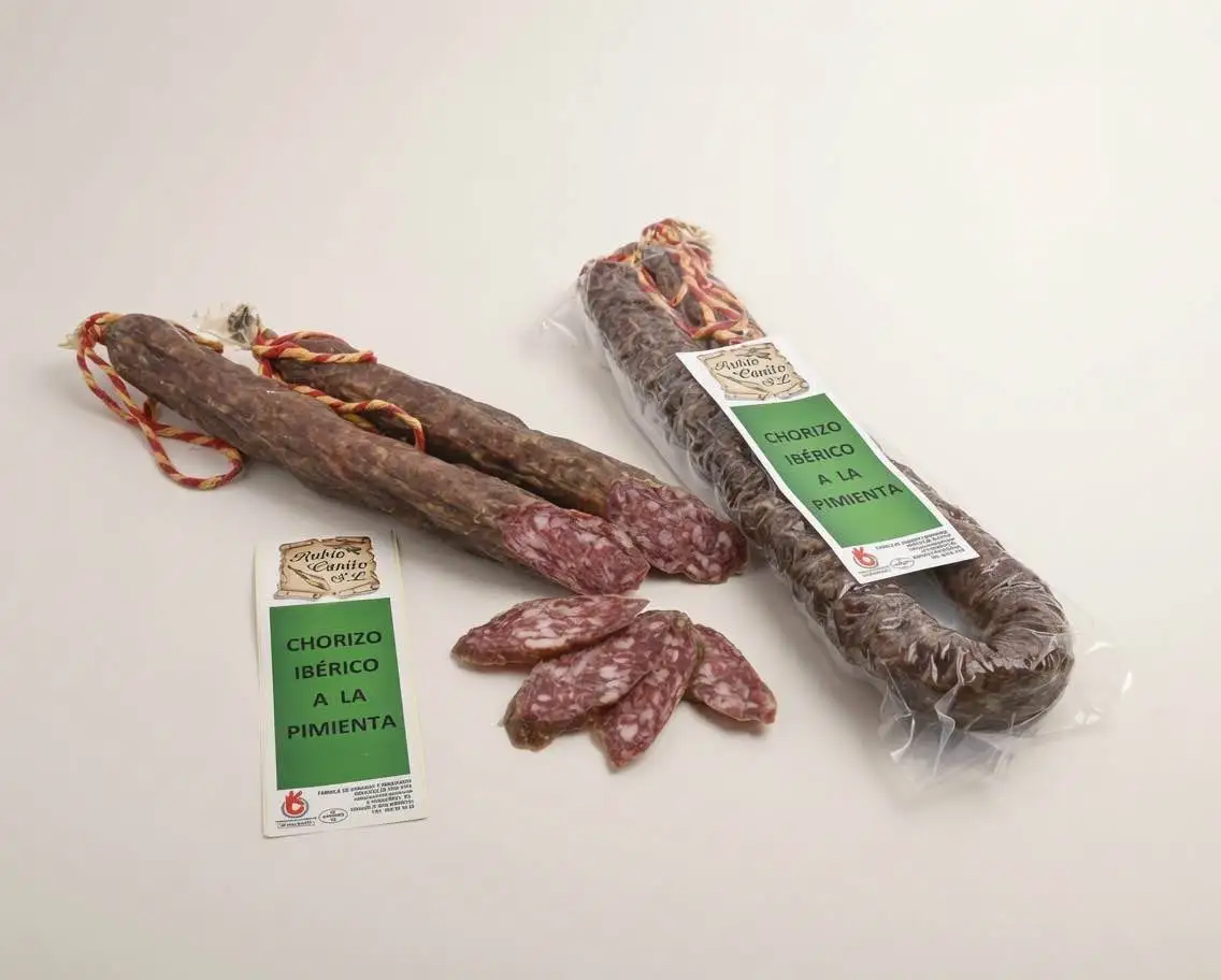 Longaniza ibérica de bellota ala pimienta