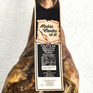 Paleta-Bellota-Ibérica-100-etiqueta-negra Paleta etiqueta negra bellota 100% ibérico