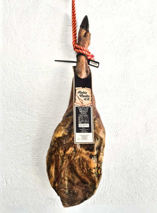 Paleta-Bellota-Ibérica-100-pieza-entera-etiqueta-negra Paleta de bellota ibérica 100% pieza entera