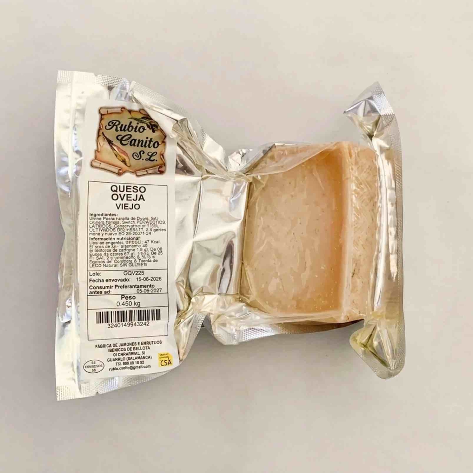 Queso de oveja viejo