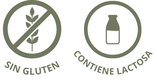Sin gluten y con lactosa