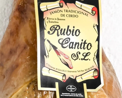 Jamón Bodega Gran Reserva etiqueta