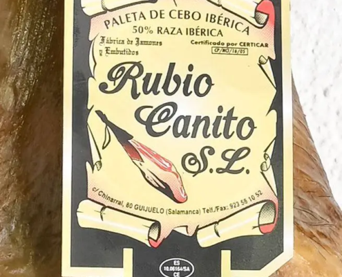 Paleta de Cebo Ibérica 50% etiqueta blanca