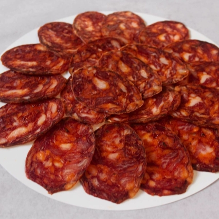 Chorizo ibérico de bellota loncheado